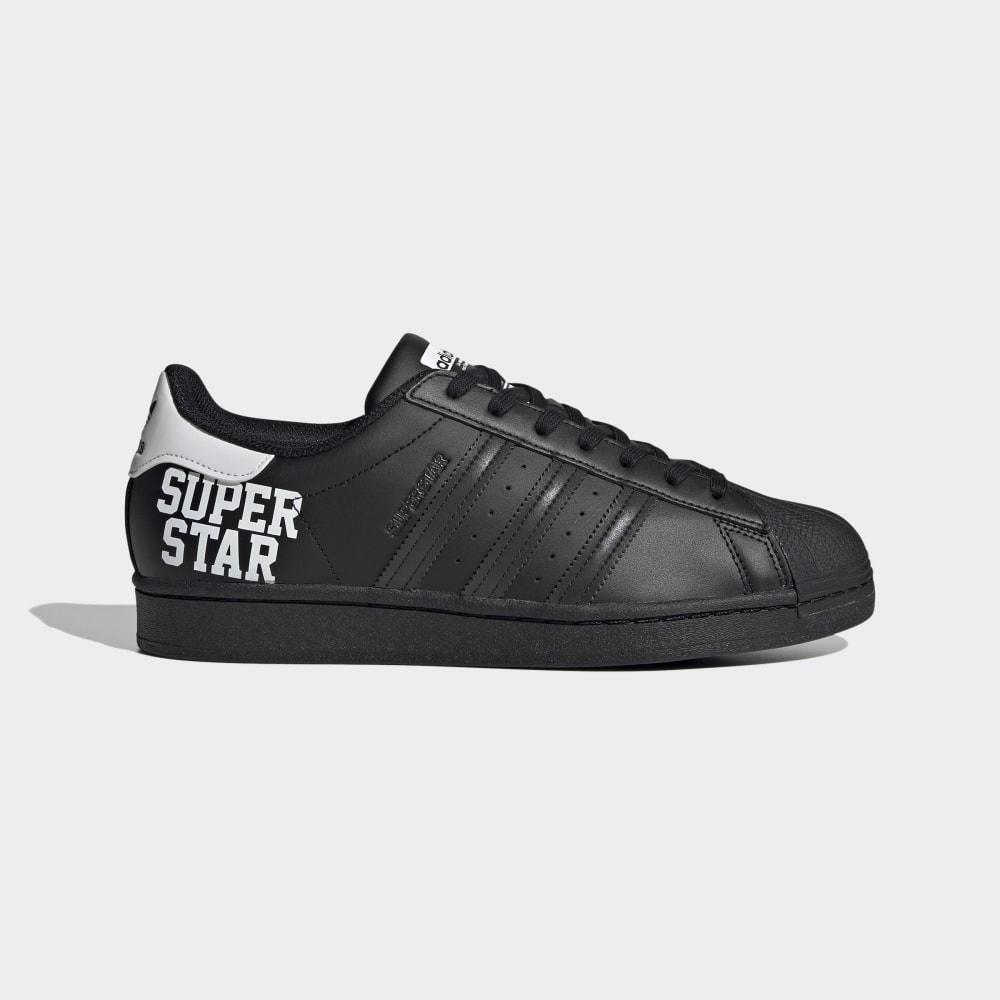 Originals Adidas Superstar Barbati Romania - Negrii/Albi FV2814